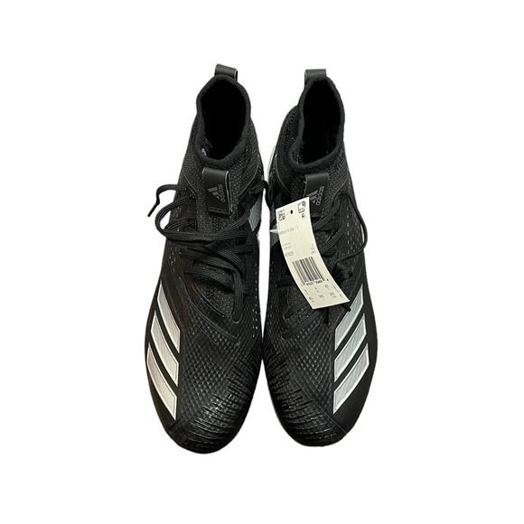 New Adidas Adizero 5 Star 7.0 Mid TD Team Football Cleats Black - Picture 2 of 9